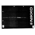 NIKKO STA8080 Instrukcja Obsługi